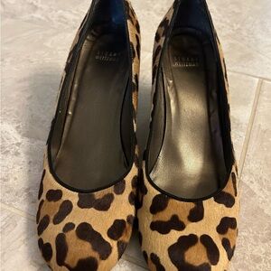 Stuart Weitzman Leopard Print Heels